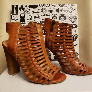 Block Heel Strappy Sandal